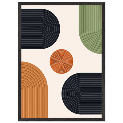 Geometric Design Minimalist Wall Art - Luxury Art Canvas