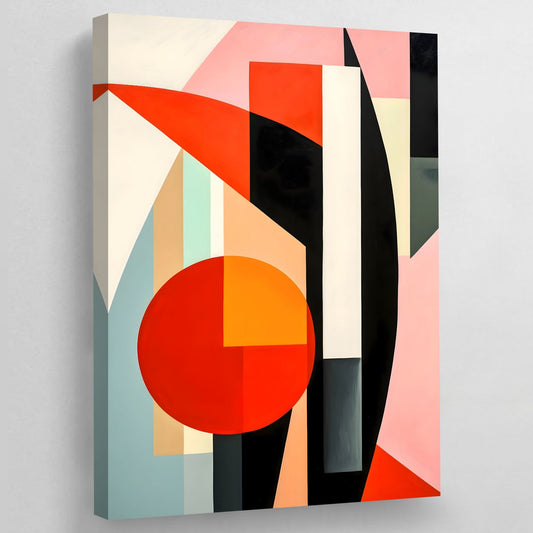Geometric Shapes Modern Wall Art - Luxury Art Canvas