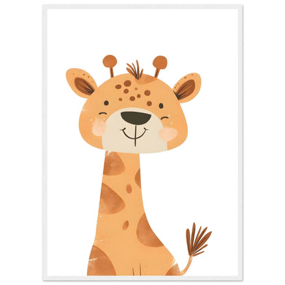 Giraffe Kids Wall Art - Luxury Art Canvas