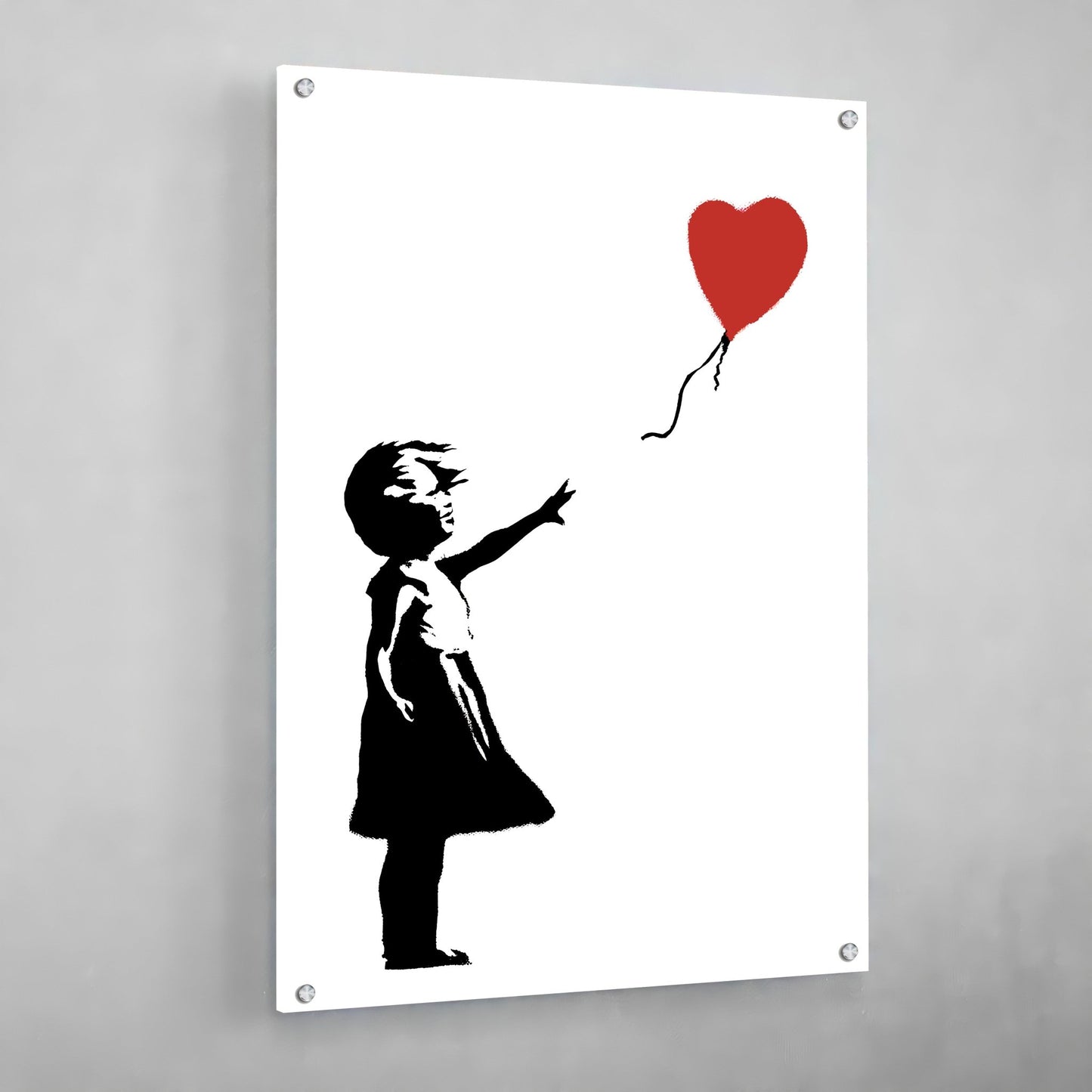 Girl With Balloon Banksy Wall Art - Luxury Art Canvas