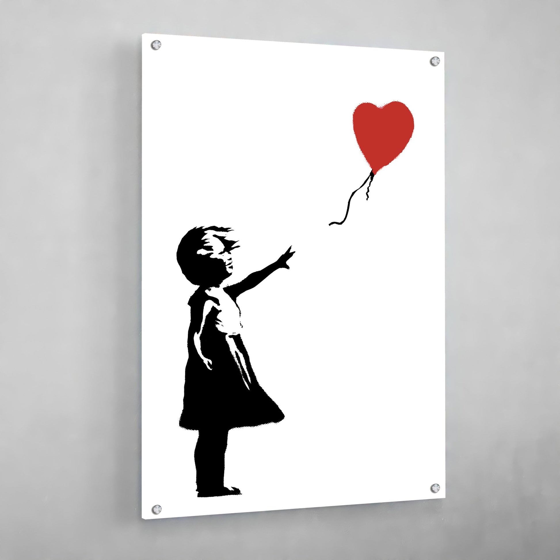 Girl With Balloon Banksy Wall Art - Luxury Art Canvas