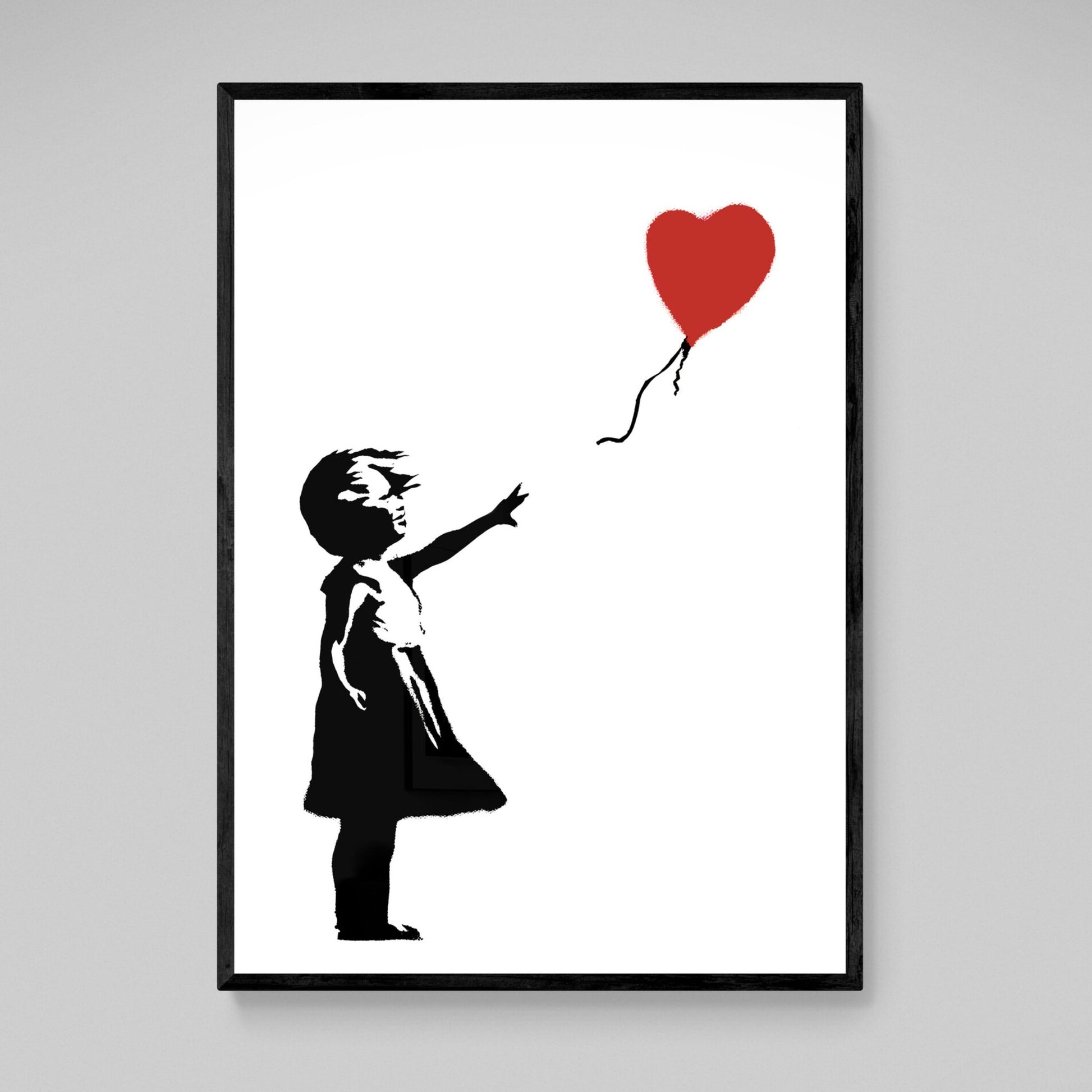 Girl With Balloon Banksy Wall Art - Luxury Art Canvas