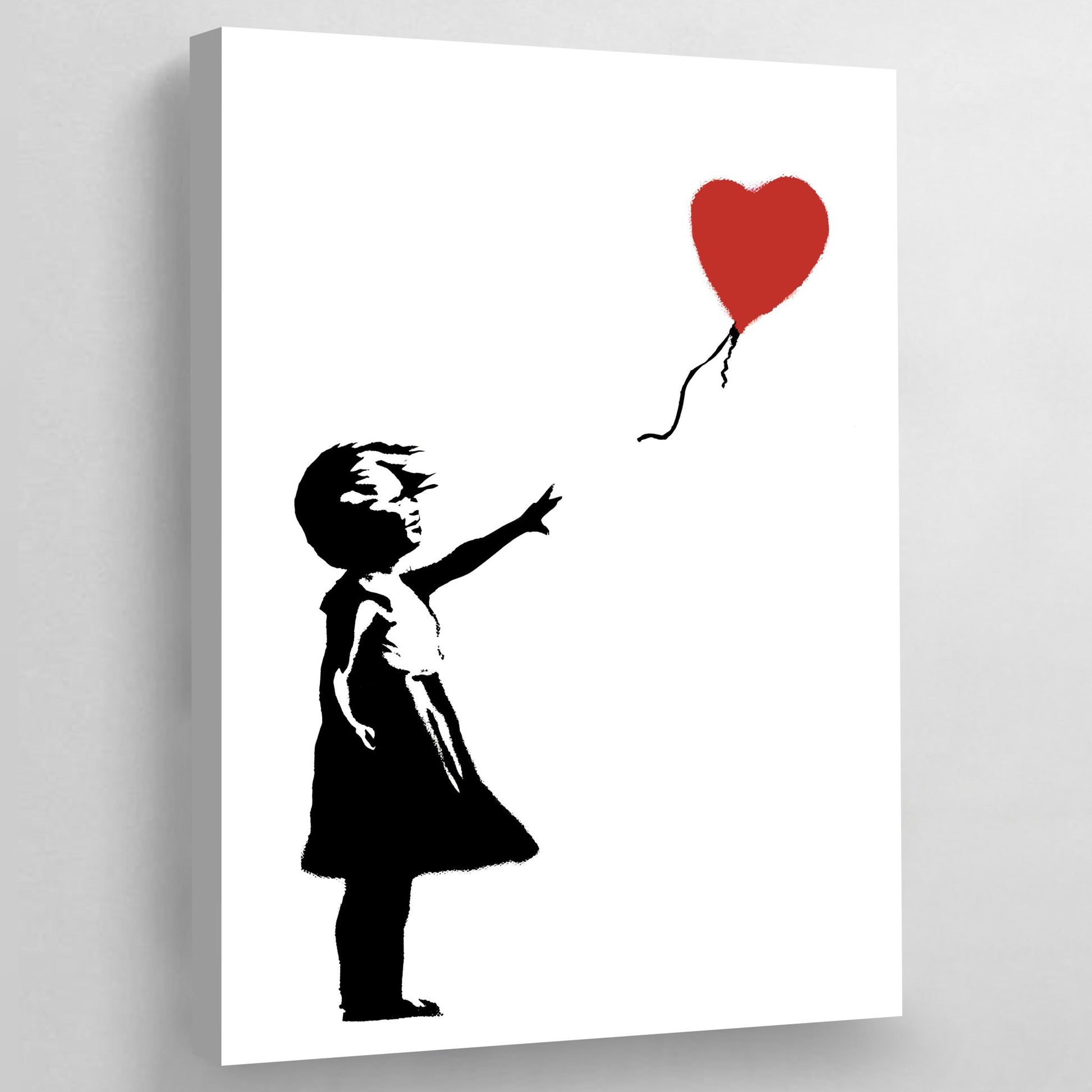 Girl With Balloon Banksy Wall Art - Luxury Art Canvas