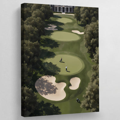 Golf Art Wall Decor - Luxury Art Canvas