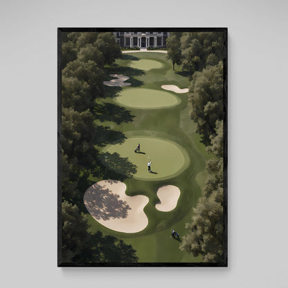 Golf Art Wall Decor - Luxury Art Canvas