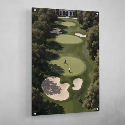 Golf Art Wall Decor - Luxury Art Canvas