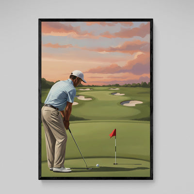 Golf Canvas Wall Art - Luxury Art Canvas