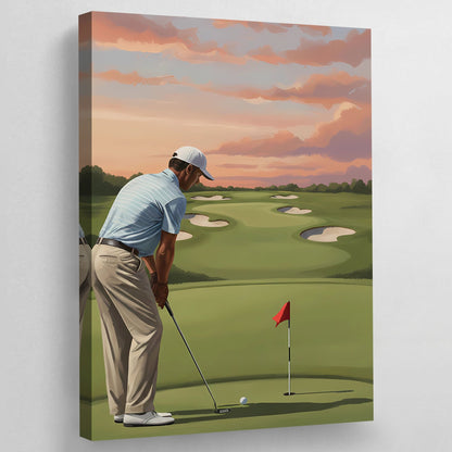Golf Canvas Wall Art - Luxury Art Canvas