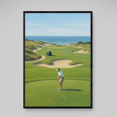 Golf Club Wall Art - Luxury Art Canvas