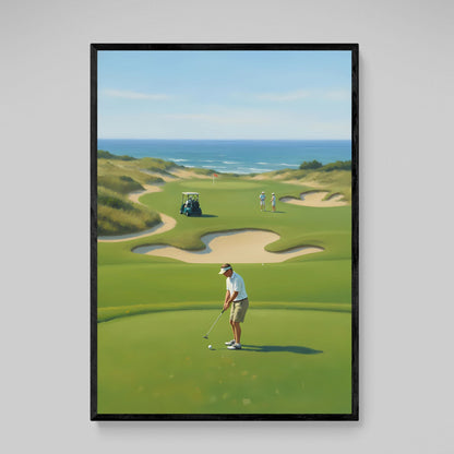 Golf Club Wall Art - Luxury Art Canvas