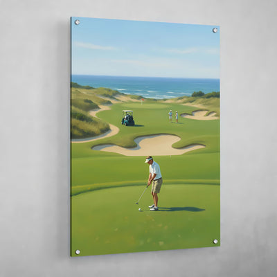 Golf Club Wall Art - Luxury Art Canvas