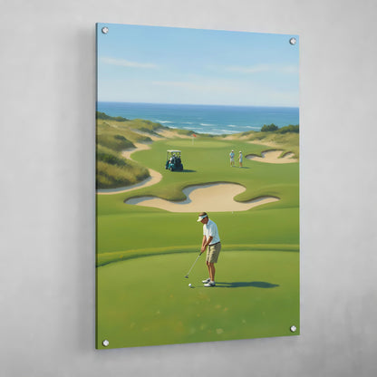 Golf Club Wall Art - Luxury Art Canvas