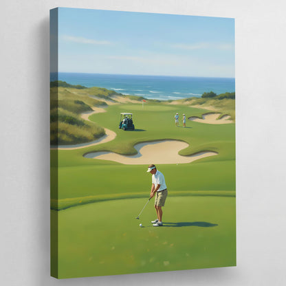 Golf Club Wall Art - Luxury Art Canvas