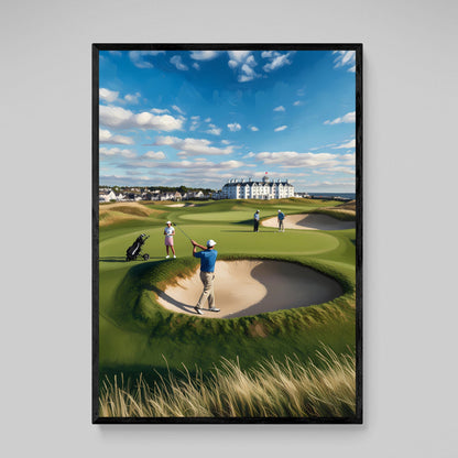 Golf Course Wall Art - Luxury Art Canvas