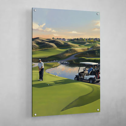 Golf Framed Wall Art - Luxury Art Canvas