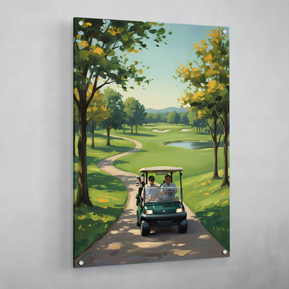Golf Themed Wall Art - Luxury Art Canvas