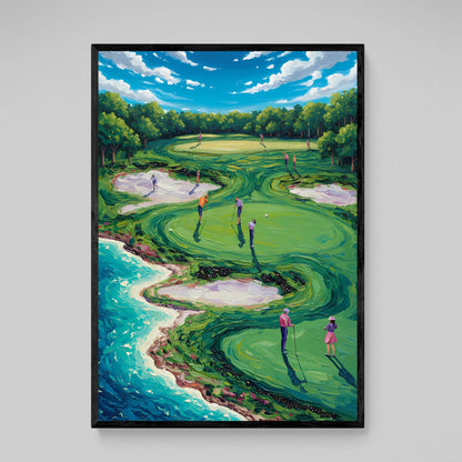 Golf Wall Art - Luxury Art Canvas