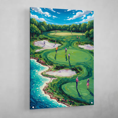 Golf Wall Art - Luxury Art Canvas