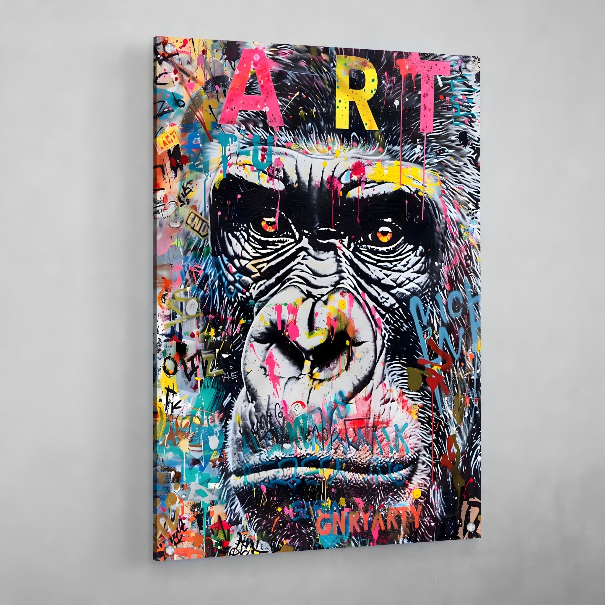 Gorilla Canvas Wall Art - Luxury Art Canvas