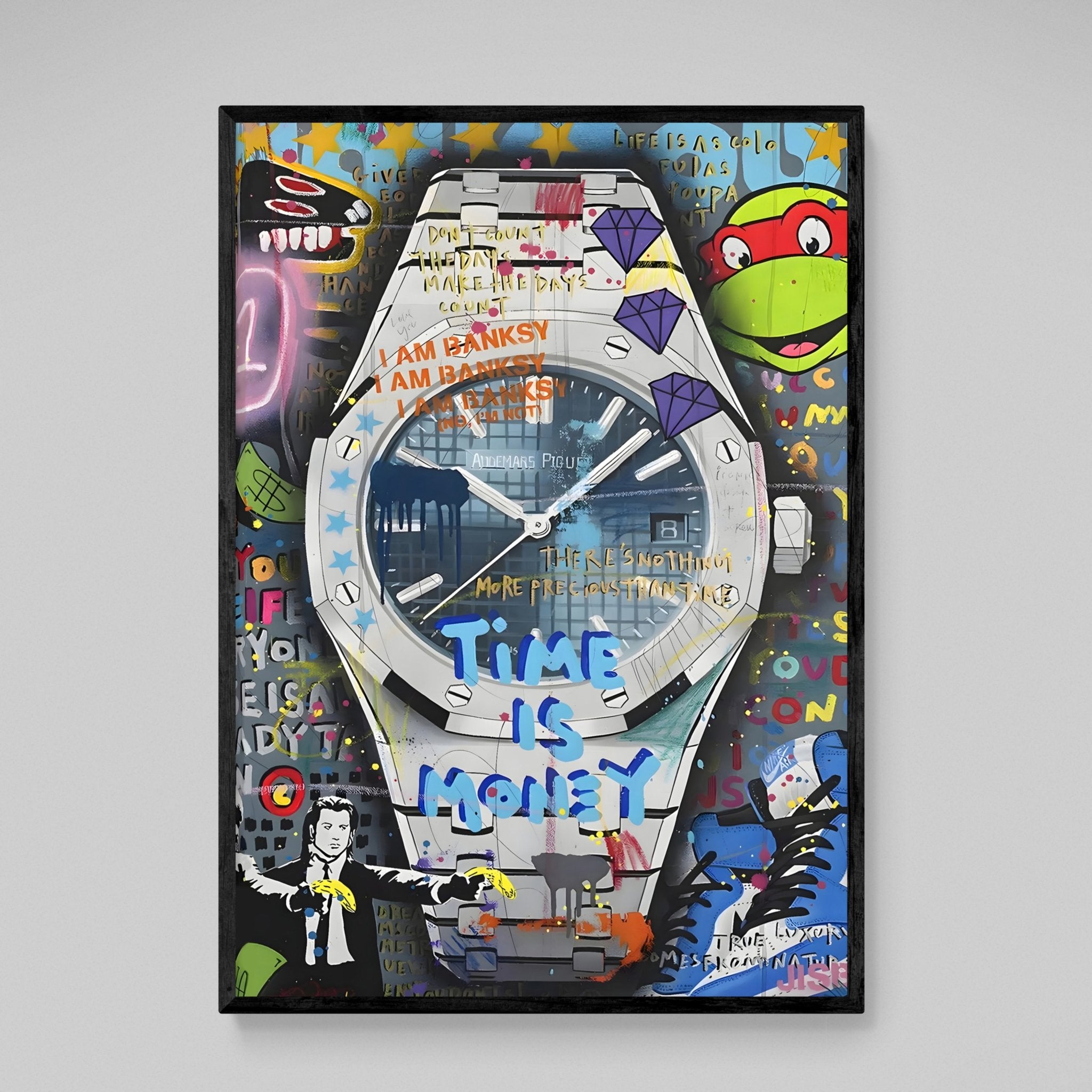 Graffiti Audemars Piguet Wall Art - Luxury Art Canvas