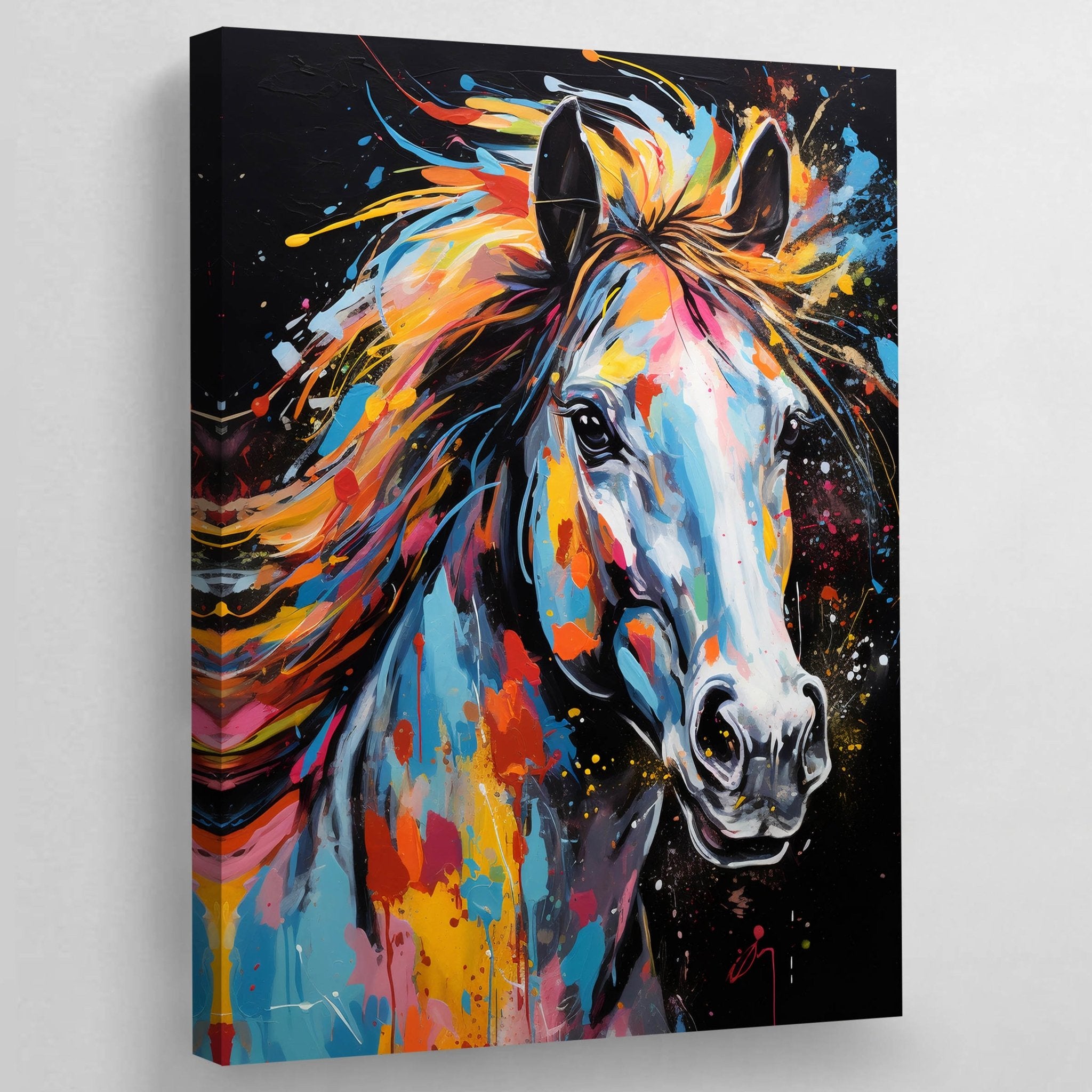 Graffiti Horse Canvas - Luxury Art Canvas