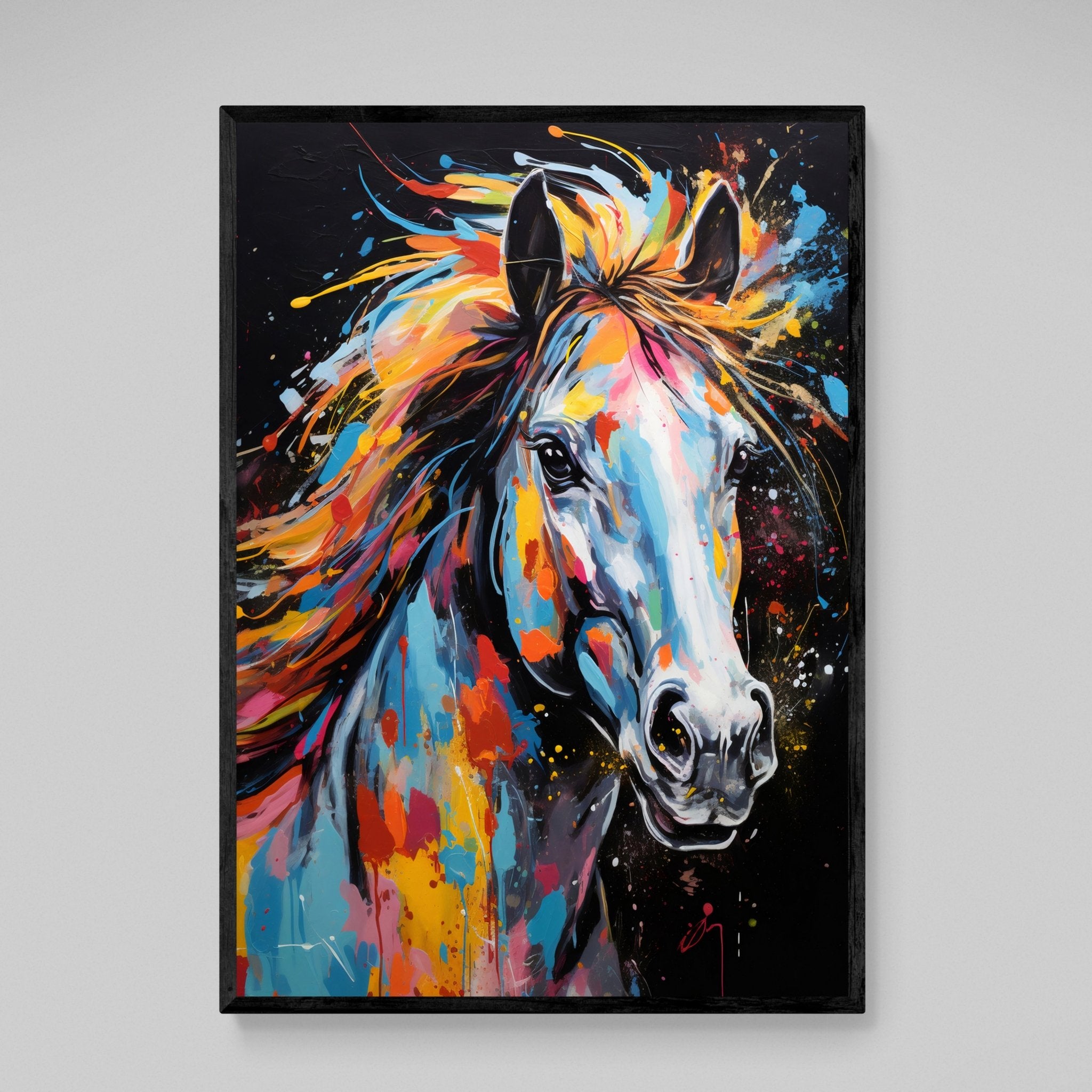 Graffiti Horse Canvas - Luxury Art Canvas
