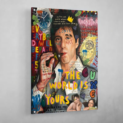 Graffiti Scarface Wall Art - Luxury Art Canvas