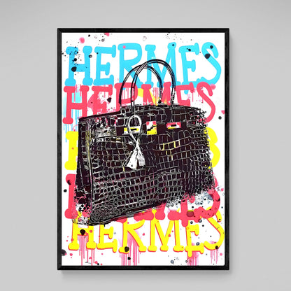 Hermes Street Art Canvas - Luxury Art Canvas