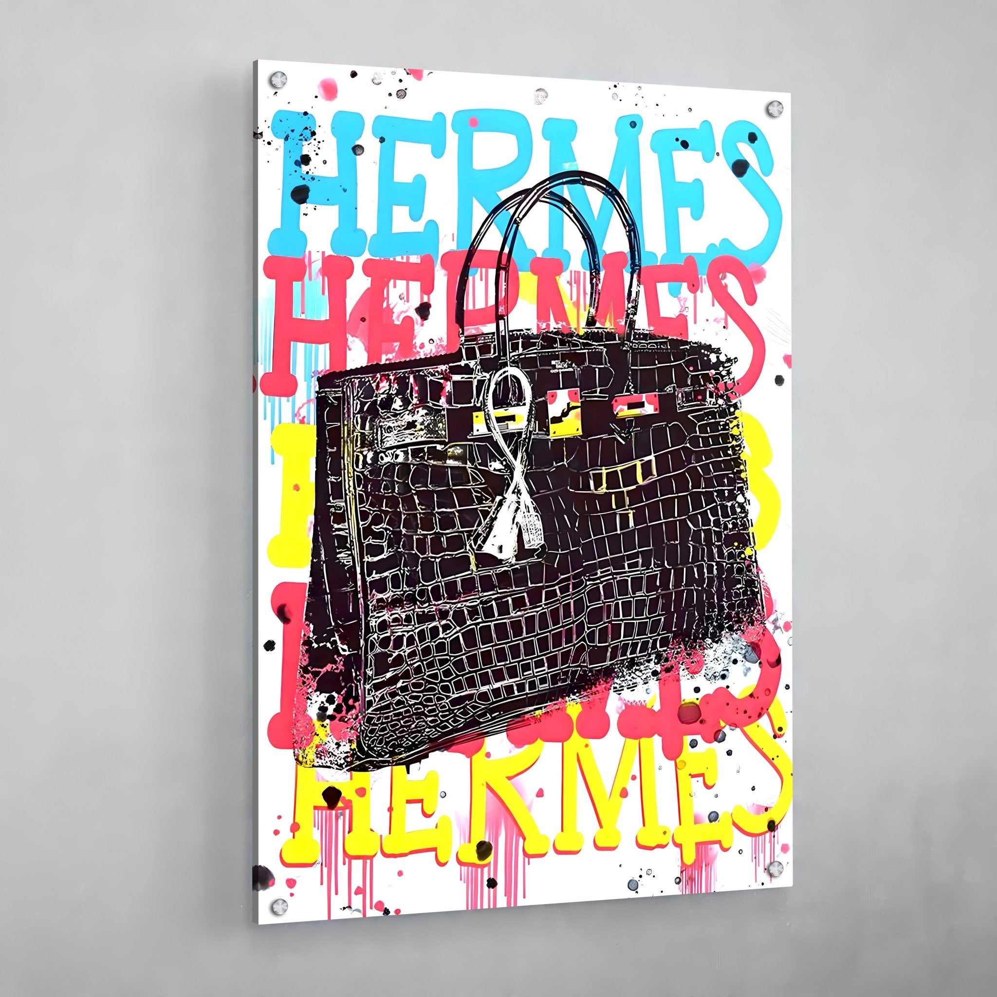 Hermes Street Art Canvas - Luxury Art Canvas