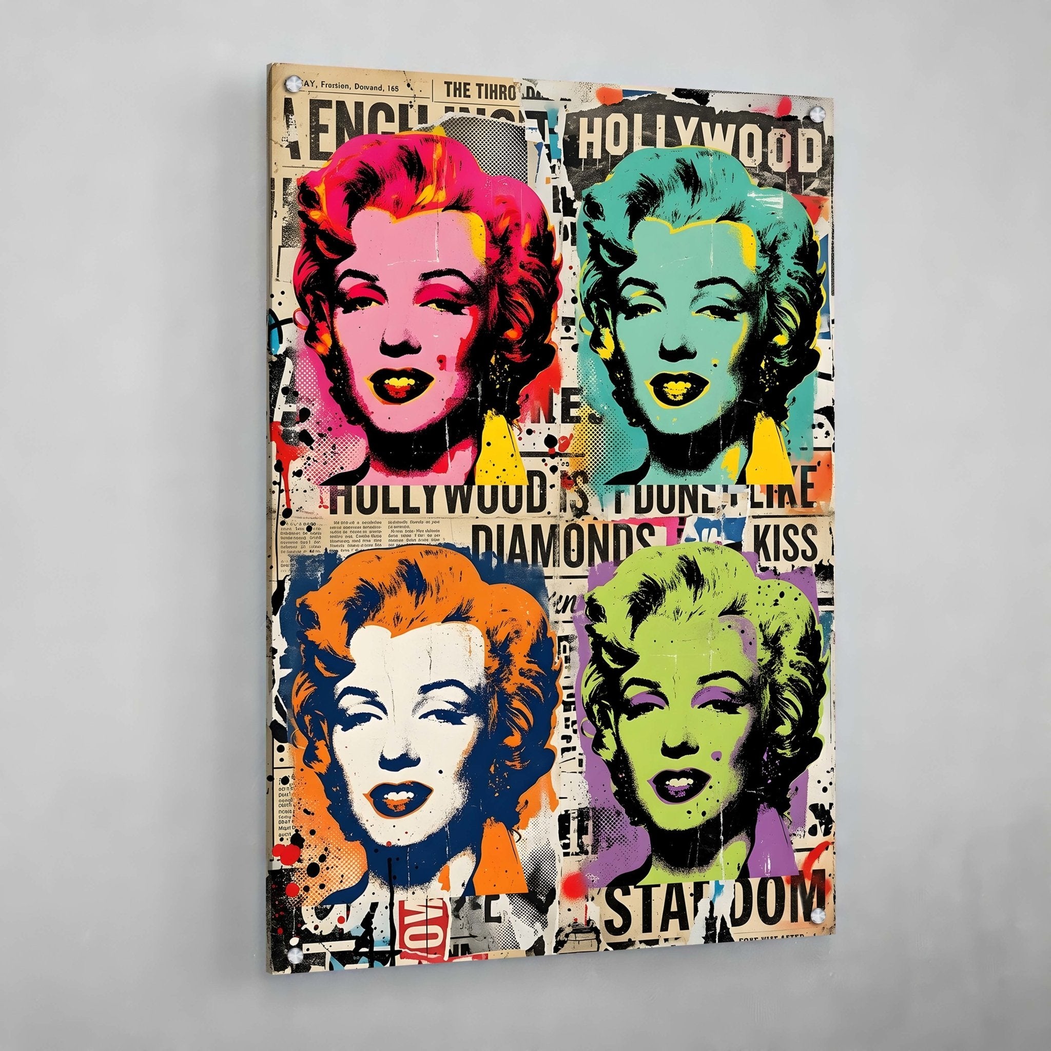 Hollywood Icon Pop Art Canvas - Luxury Art Canvas