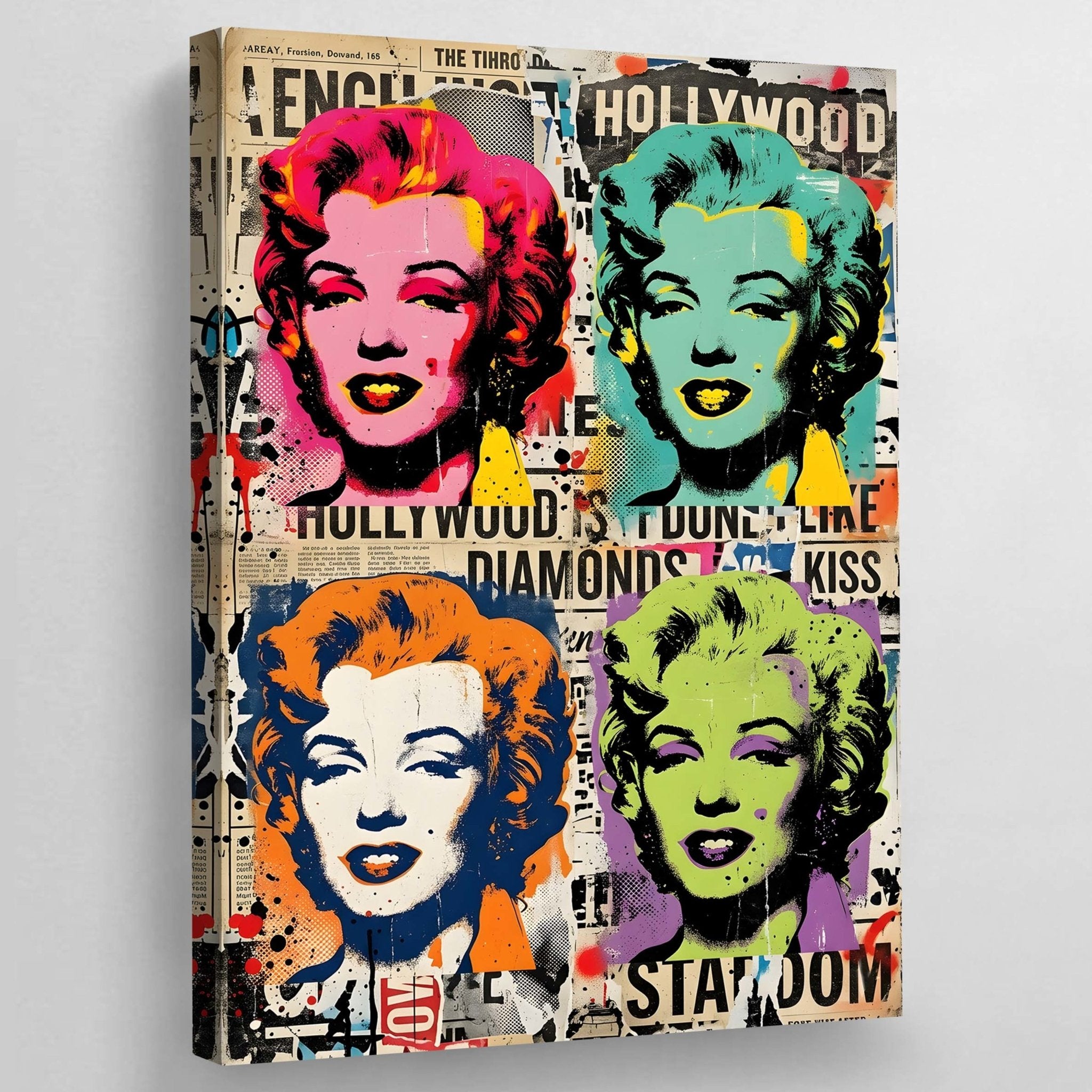 Hollywood Icon Pop Art Canvas - Luxury Art Canvas
