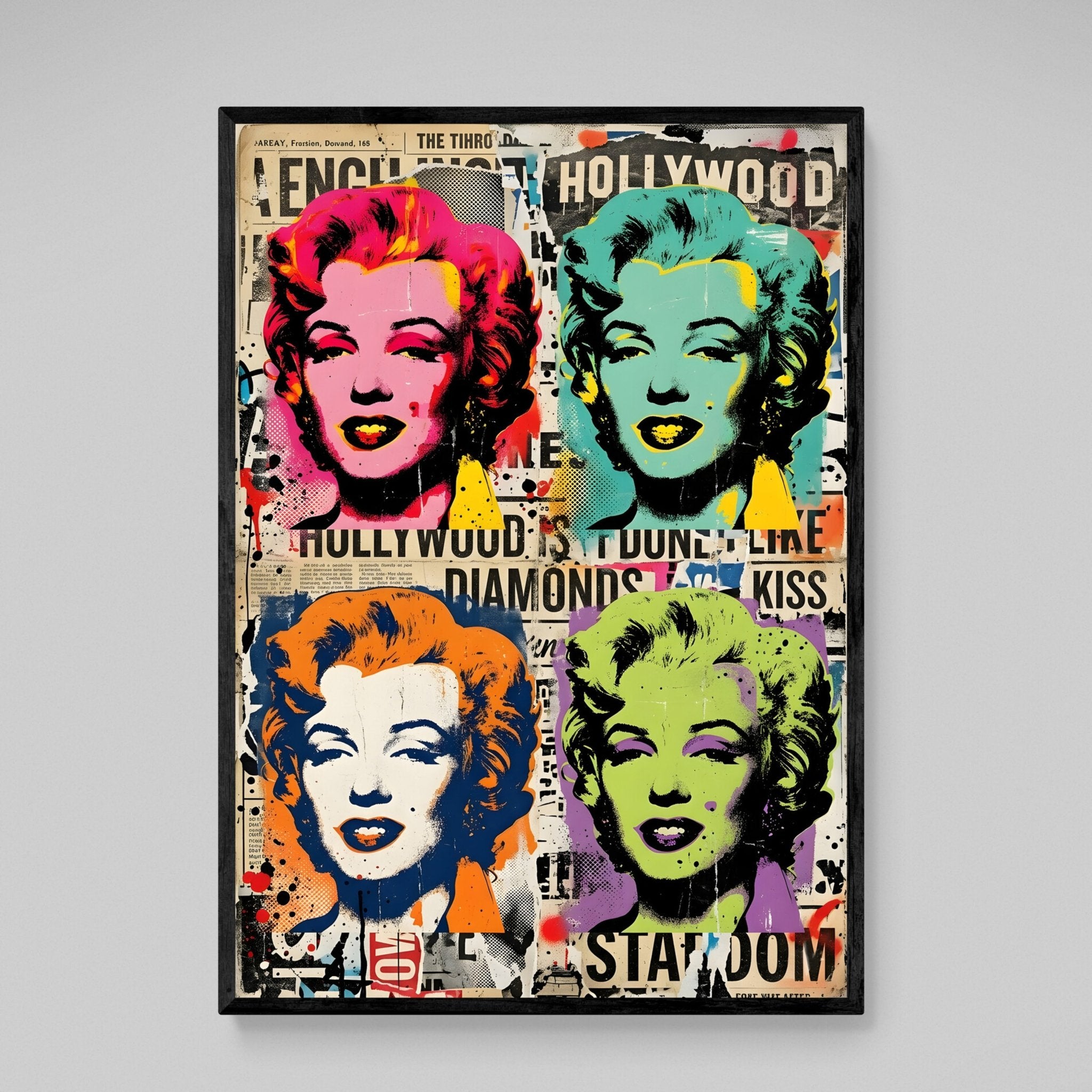 Hollywood Icon Pop Art Canvas - Luxury Art Canvas
