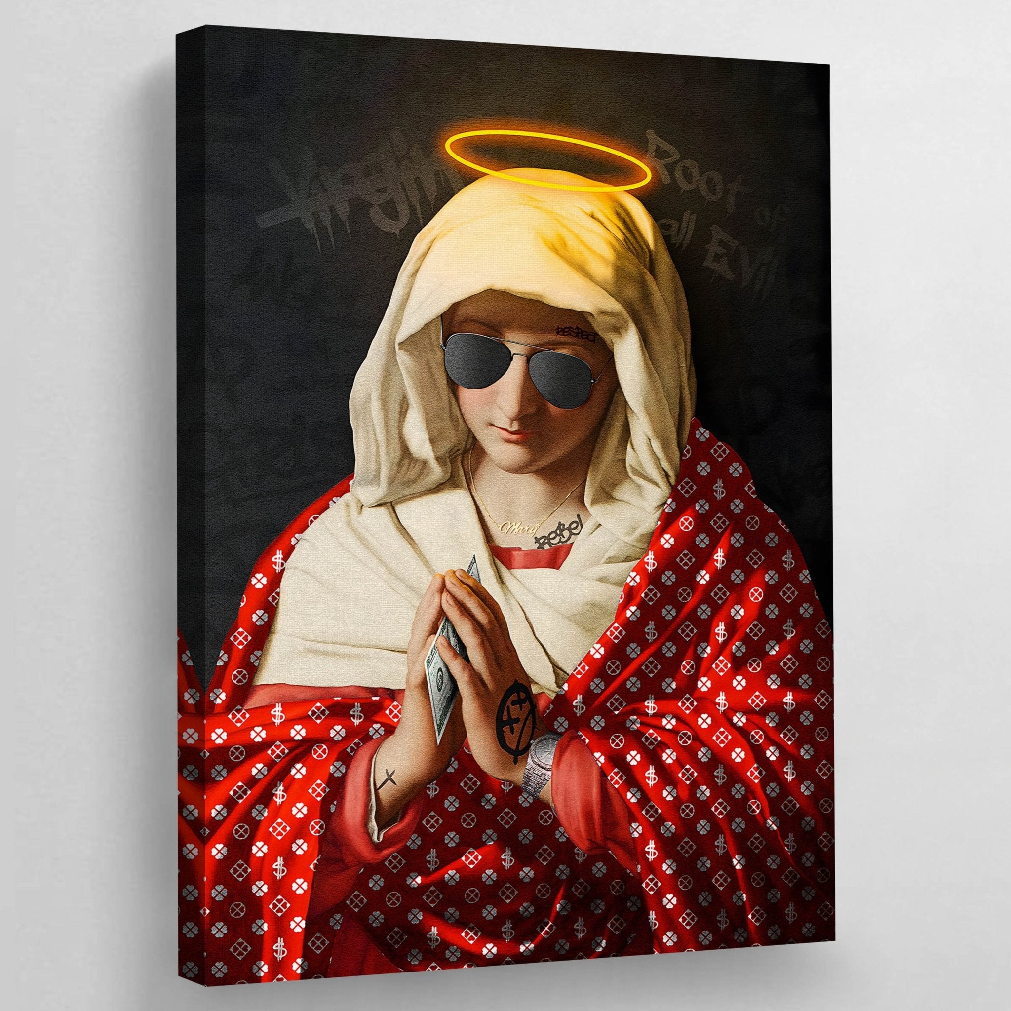 Holy Rebel Wall Art - Luxury Art Canvas