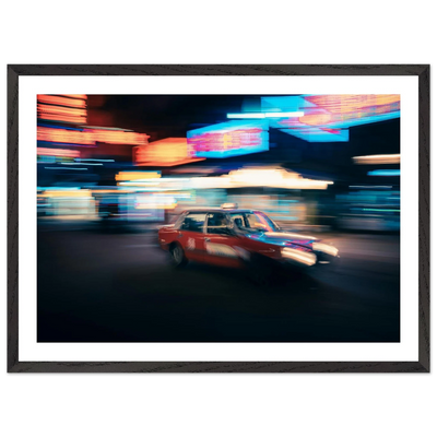 Hong Kong Night Rush Photography Wall Art - Luxury Art Canvas