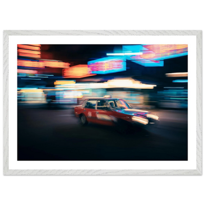 Hong Kong Night Rush Photography Wall Art - Luxury Art Canvas