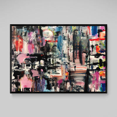 Horizontal Abstract Wall Art - Luxury Art Canvas