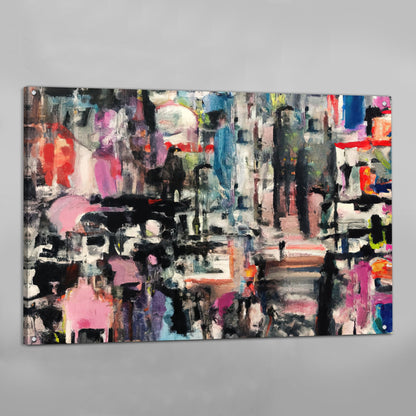 Horizontal Abstract Wall Art - Luxury Art Canvas