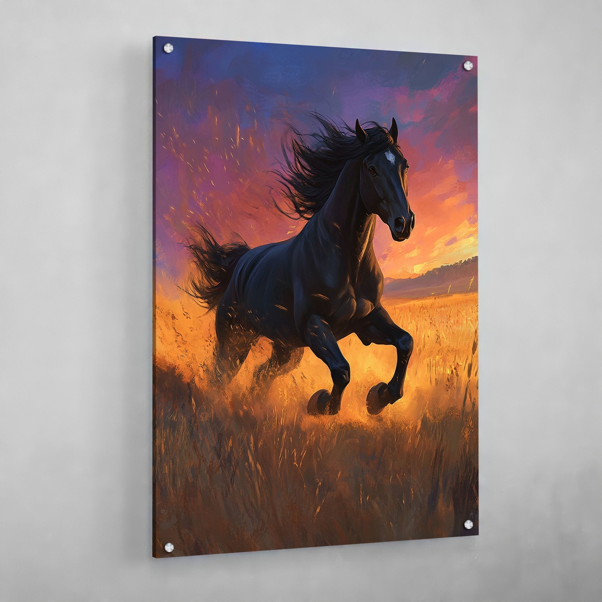 Horse Wall Art - Luxury Art Canvas