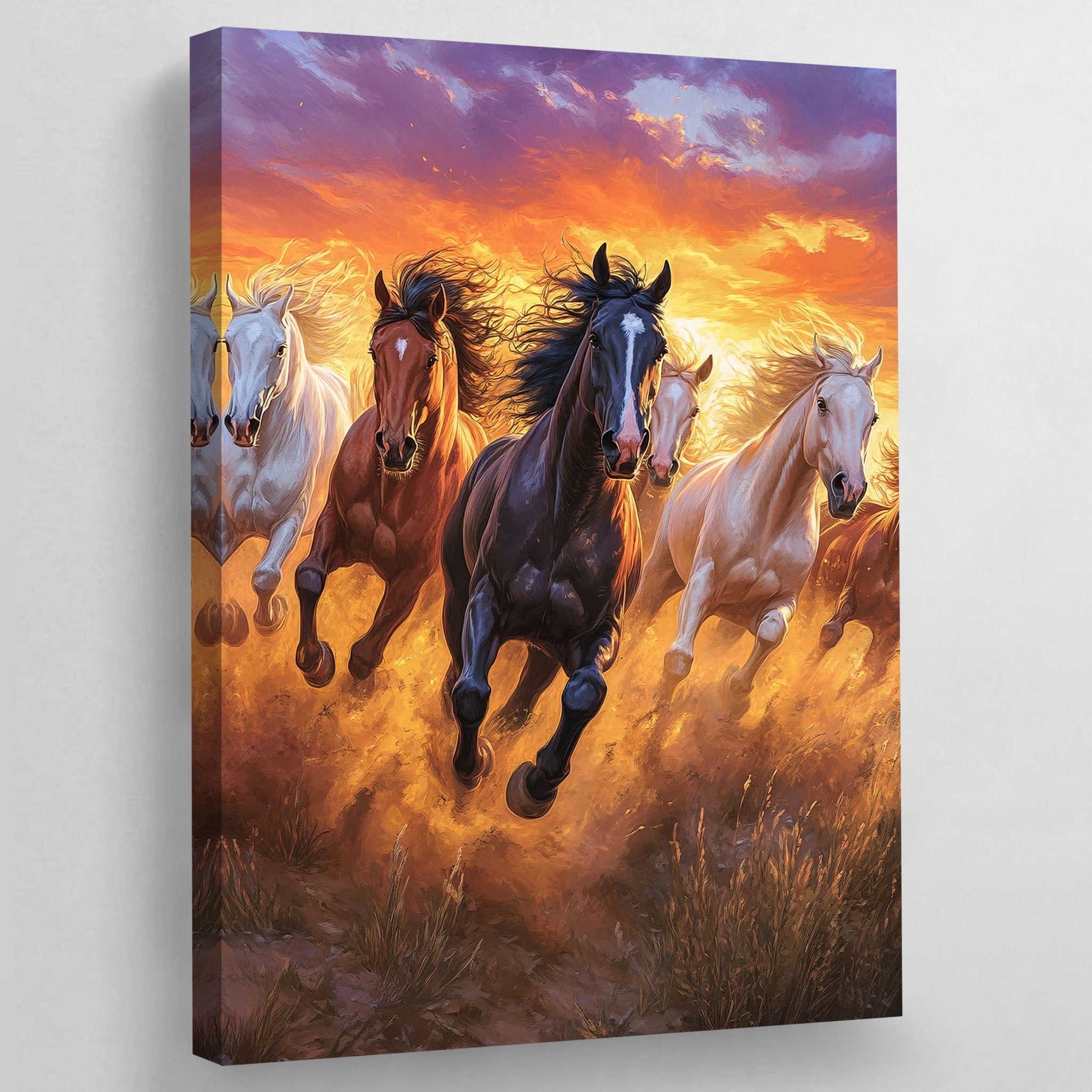 Horses Wall Art - Luxury Art Canvas