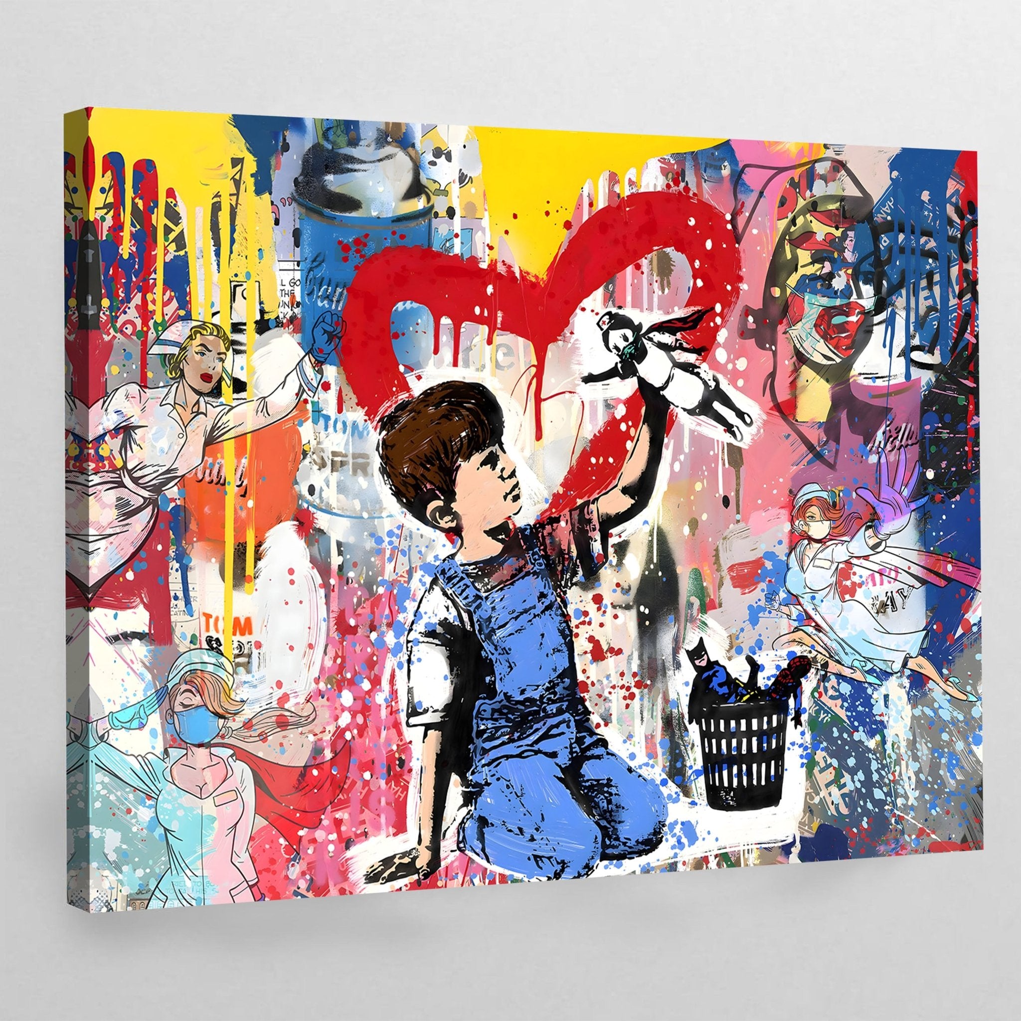 Hospital Banksy Wall Art - Luxury Art Canvas