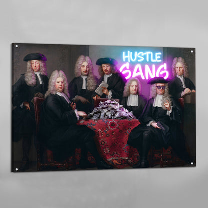 Hustle Gang Modern Wall Art - Luxury Art Canvas