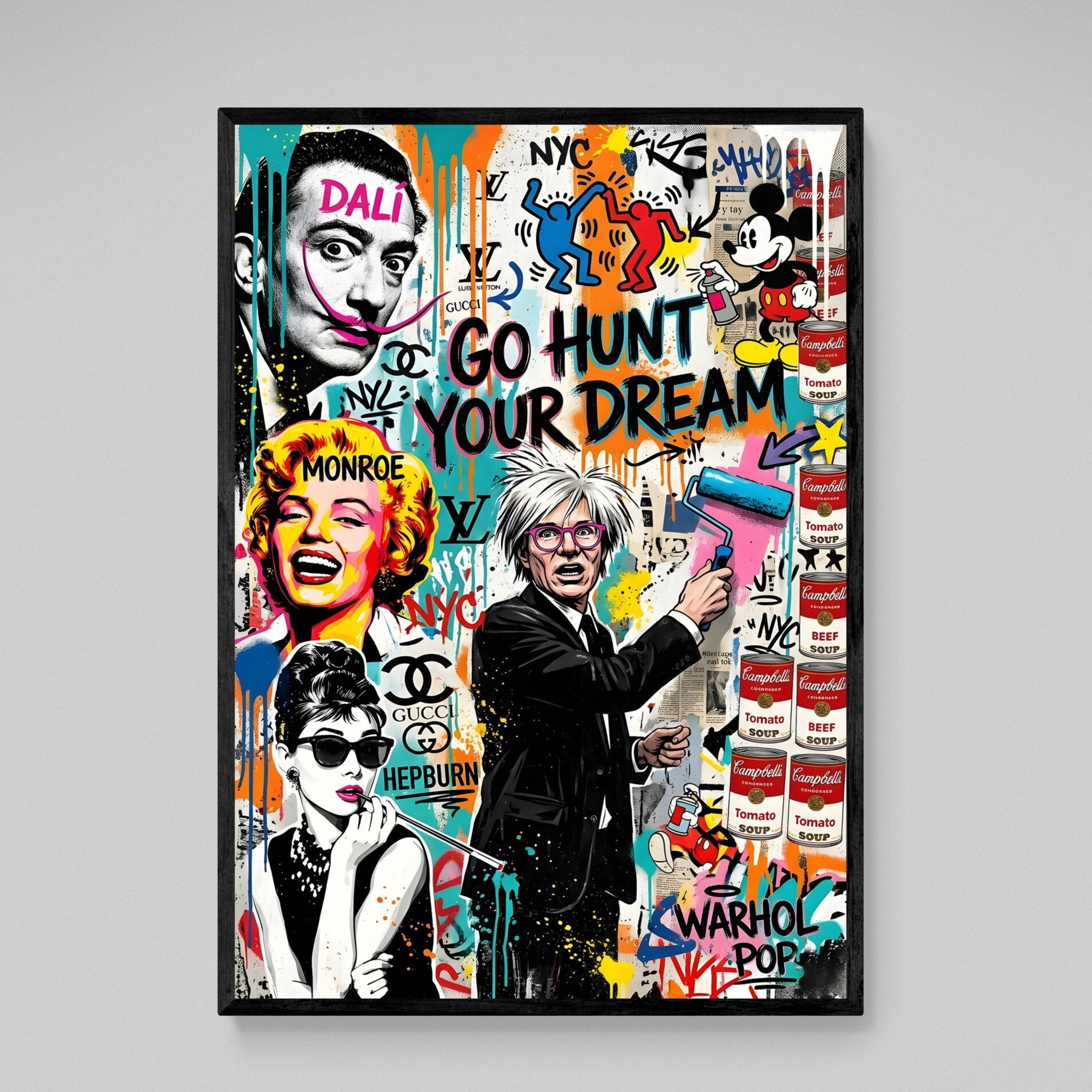 Iconic Legends Pop Art Canvas - Luxury Art Canvas