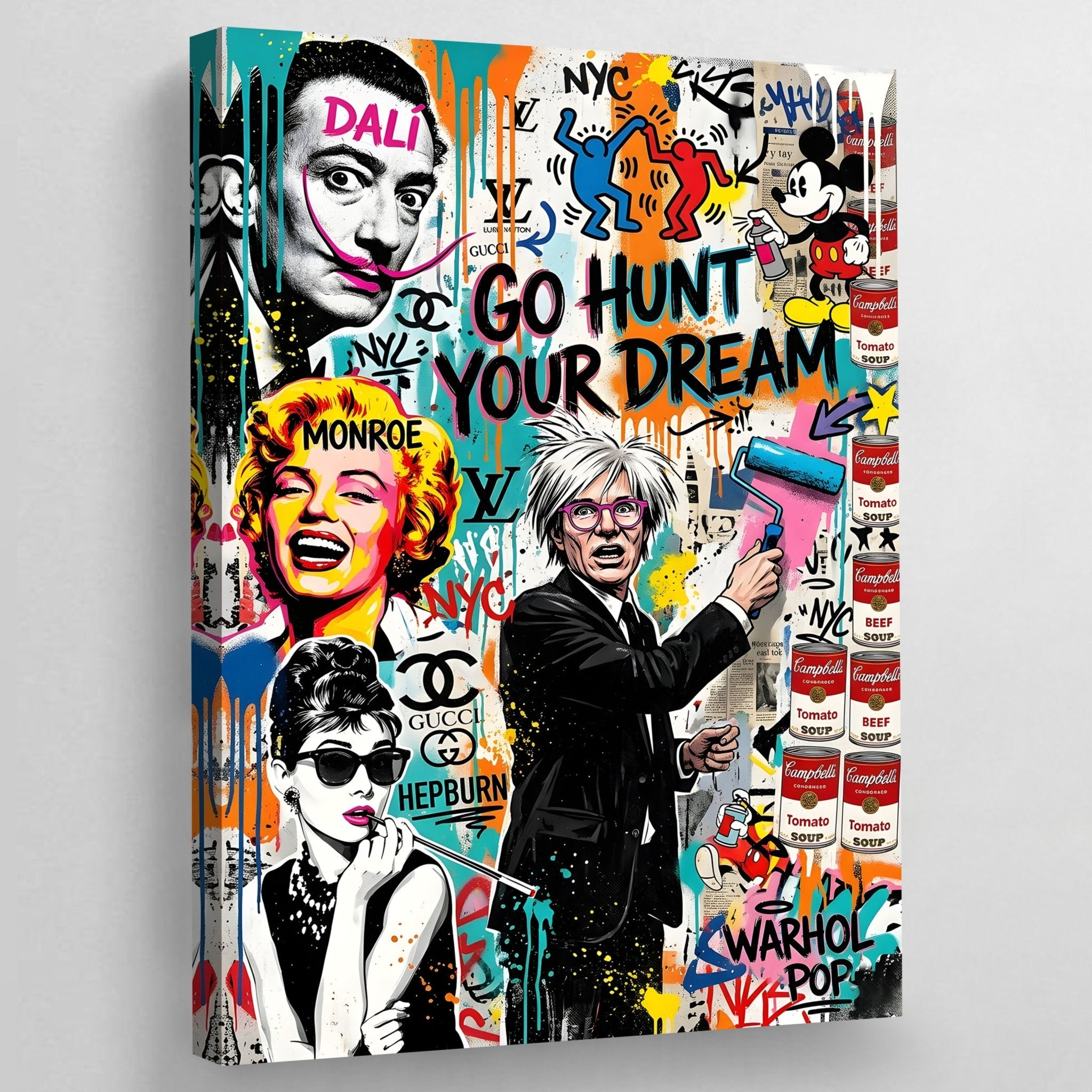 Iconic Legends Pop Art Canvas - Luxury Art Canvas