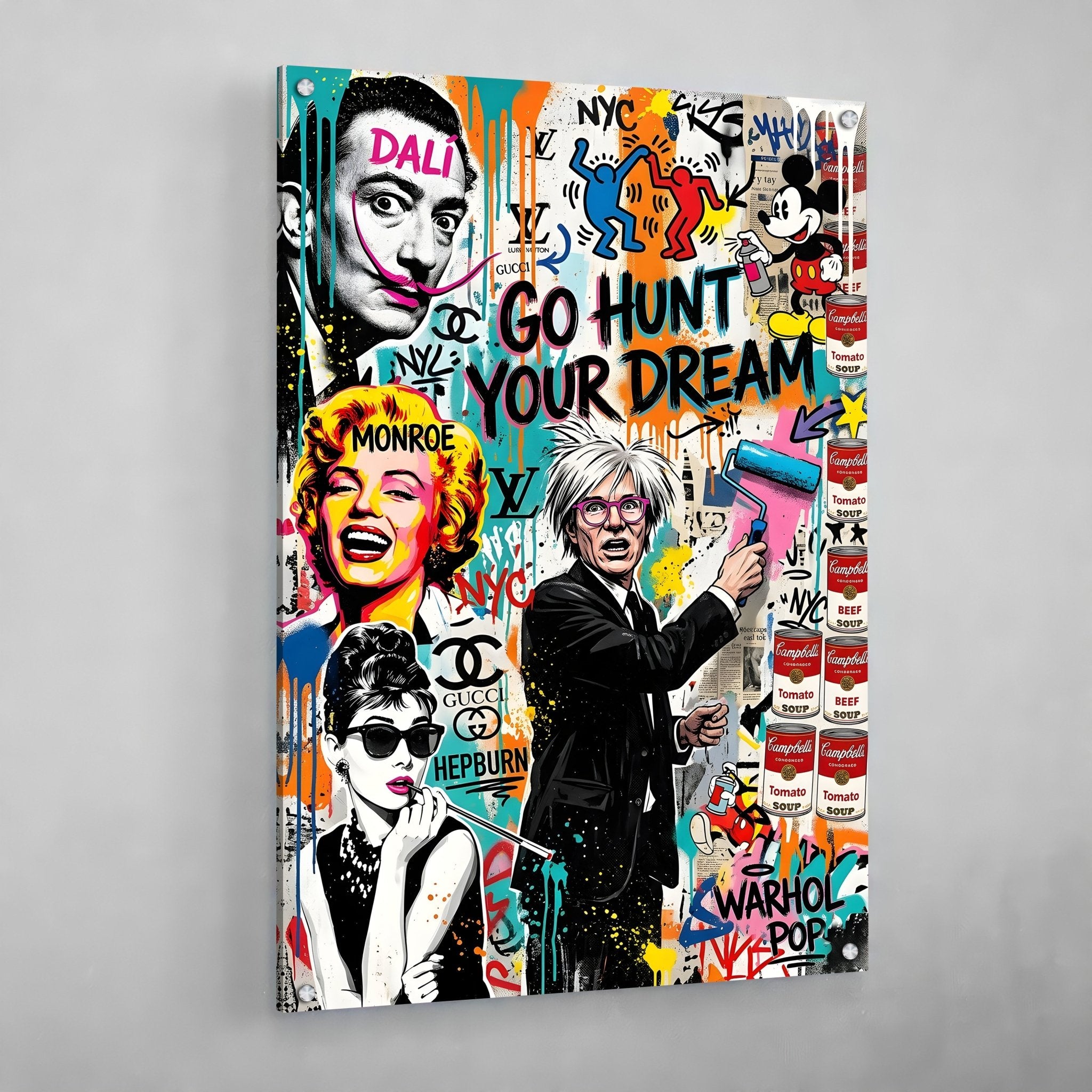 Iconic Legends Pop Art Canvas - Luxury Art Canvas