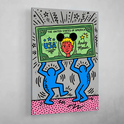 Iconic Money Pop Art Canvas - Luxury Art Canvas