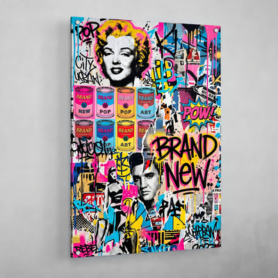 Icons Collage Pop Art Canvas - Luxury Art Canvas