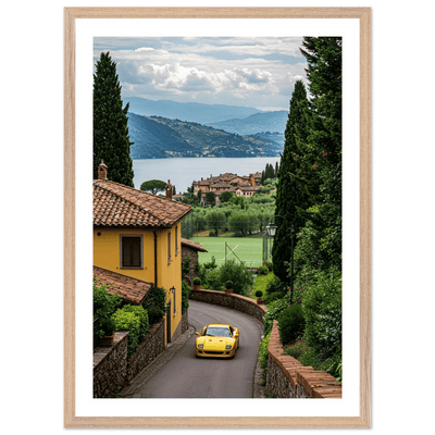Italian Dream Drive Photography Wall Art - Luxury Art Canvas