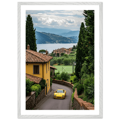 Italian Dream Drive Photography Wall Art - Luxury Art Canvas