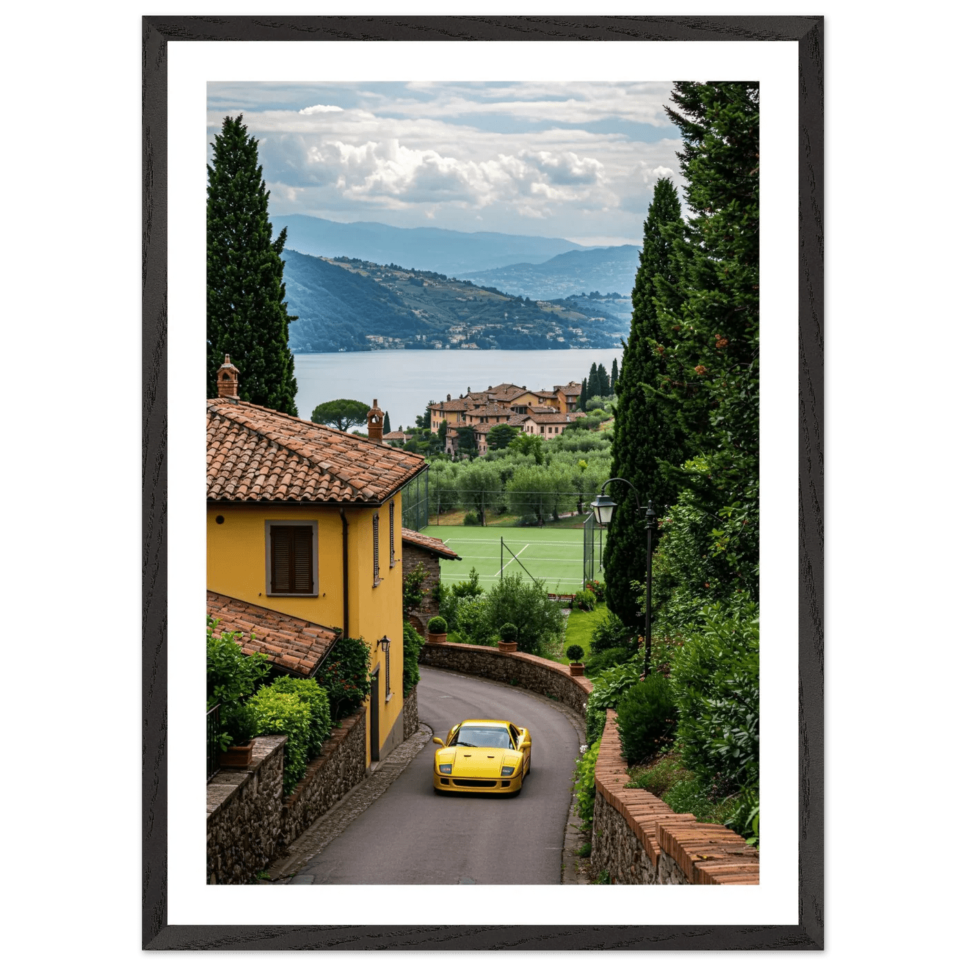 Italian Dream Drive Photography Wall Art - Luxury Art Canvas