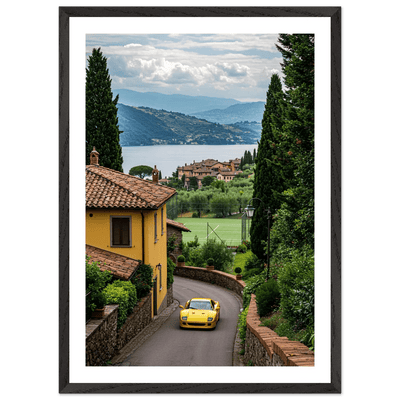 Italian Dream Drive Photography Wall Art - Luxury Art Canvas